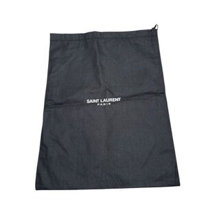 Saint Laurent Black Logo Dust Bag
